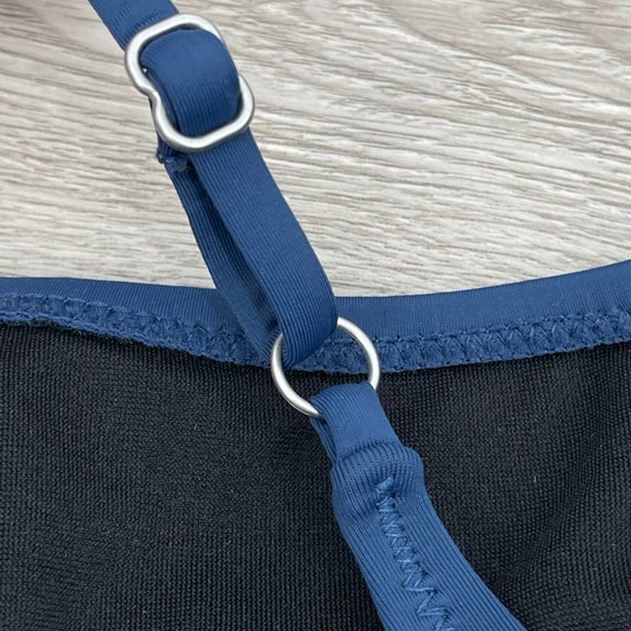 NWT - PACSUN Rhythm My Scoop One Piece Swimsuit Bathing Suit Sea Blue - Size 6 - Picture 11 of 12